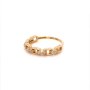 Златен дамски пръстен 2,40гр. размер:57 14кр. проба:585 модел:20116-6, снимка 2