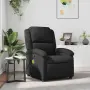vidaXL Масажен наклоняем стол, черен, естествена кожа（SKU: 371793）, снимка 2