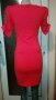 Прекрасна вталена червена рокля🍀👗XS,S,М🍀👗арт.809, снимка 2