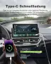 6,9-инчово 1 DIN автомобилно радио с DAB+, безжичен CarPlay и Android Auto, снимка 5