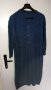 Дълга плетена дамска жилетка тъмно синя, снимка 7