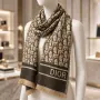 Christian Dior шал ✨ кашмир и коприна, снимка 2