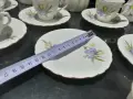 Стар български костен порцелан Бононя сервиз за кафе , снимка 7