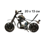 Метална Пластика - МОТОЦИКЛЕТ - 29 см, снимка 1