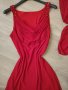 Дамска официална рокля в червен цвят, снимка 6