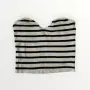 Strapless stripes Crop top h&m, снимка 1