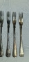 Комплект малки посребрени вилички , снимка 13