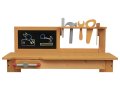 НОВИ! Дървена работилница с инструменти и черна дъска 70х73x40см , снимка 5