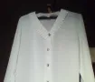 Дамска риза ,бяла коприна , снимка 5
