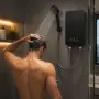 Термостатичен проточен бойлер 5500W с моментално загряване на водата за 3 секунди, снимка 4