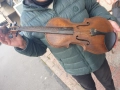 Голяма цяла стара цигулка от 1902 г , снимка 1