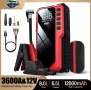 Jump Starter 5 в едно Пауър банк с компресор 3600 Ah, снимка 1
