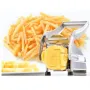 Преса за картофи и други зеленчуци с две сменяеми приставки за рязане от неръждаема стомана, снимка 5