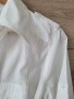 Дълга бяла риза памучна материя Италия , снимка 10