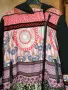 Desigual многоцветно овърсайз патчуърк яке - размер 48, снимка 3