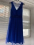 Официална рокля в турски синьо универсален размер, снимка 2