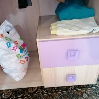 Детски гардероб за момиче - Виолетов/бяла бреза, снимка 4 - Гардероби - 44209373