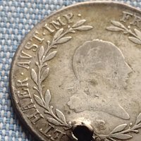 Сребърна монета 20 кройцера 1806г. Франц втори Будапеща Австрия 14955, снимка 4 - Нумизматика и бонистика - 42903554