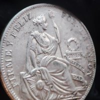 1 сол Перу 1934 г. (сребро), снимка 5 - Нумизматика и бонистика - 44240024
