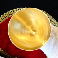 Бронзов бокал с кралска корона и лавров венец. , снимка 6 - Антикварни и старинни предмети - 44240388