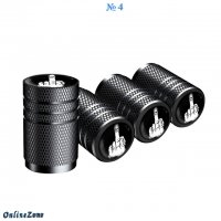 Комплект алуминиеви капачки за вентили, снимка 5 - Аксесоари и консумативи - 40213004