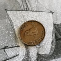 Монета - Великобритания - 1 фартинг | 1941г., снимка 1 - Нумизматика и бонистика - 34350904