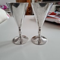 Посребрени чаши за вино, снимка 1 - Чаши - 31608992