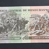 Хондурас . 5 лемпири.  2016 година., снимка 2 - Нумизматика и бонистика - 44506577