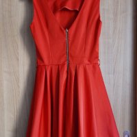 ROCO - червена рокля, снимка 2 - Рокли - 40530017