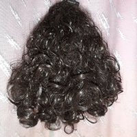 Опашка екстейшан / перука /тъмно кафяво до черна на масури , снимка 1 - Аксесоари за коса - 31790146