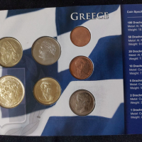Гърция 2000 - Комплектен сет от 7 монети, снимка 2 - Нумизматика и бонистика - 44511366