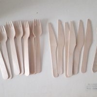 Дървени прибори - вилици и ножове, снимка 1 - Прибори за хранене, готвене и сервиране - 38031678