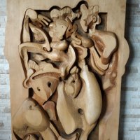 Голяма дърворезба - "Изкушение" - 98/63 - Пламен Атанасов - 2011г.