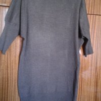 Сива дълга блуза, снимка 2 - Туники - 32075739