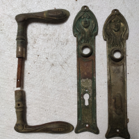 Много стара дръжка за врата, снимка 4 - Антикварни и старинни предмети - 36430184