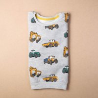 детска блуза на камиони багери трактори 122 7-8 128 8-9 134-140, снимка 3 - Детски Блузи и туники - 39851573