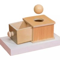 Монтесори образователна кутия с чекмедже, снимка 2 - Образователни игри - 40754630