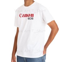 Тениска с декоративен печат - Canon EOS, снимка 2 - Тениски - 44164761