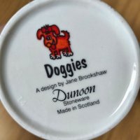 Чаша Dunoon "Doggies" by Jane Bradshaw, снимка 5 - Чаши - 40380036