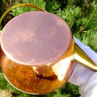 Меден чайник,чайник от мед,неизползван. , снимка 9 - Антикварни и старинни предмети - 42504859