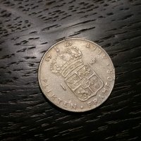 Монета - Швеция - 1 крона | 1969г., снимка 1 - Нумизматика и бонистика - 35603789