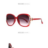 Дамски Слънчеви Очила с декорация на рамката и UV Защита, Различни цветове, снимка 7 - Слънчеви и диоптрични очила - 44173814