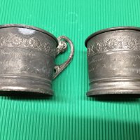 Ретро държачи за чаши 1922 година, снимка 3 - Антикварни и старинни предмети - 34322633