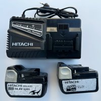 Hitachi акумулаторен сет перфоратор, винтоверт, импакт, снимка 12 - Други инструменти - 44151719