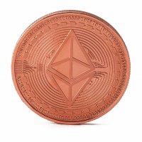 Етериум Класик монета / Ethereum Classic Coin ( ETC ) - Copper, снимка 1 - Нумизматика и бонистика - 38927880