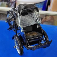 Метален макет на рикша, снимка 3 - Други - 42152178