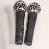 Shure SM58 LC Cardioid Dynamic Vocal Microphone х 2 бр. - професионален динамичен микрофон - Mexico, снимка 2 - Микрофони - 39244330