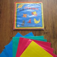 Блокче с цветна гланцова / гланцирана хартия за апликации / оригами - 24 цветни листа, снимка 2 - Ученически пособия, канцеларски материали - 31232400