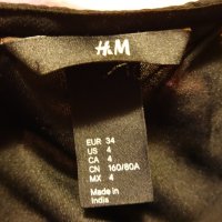 Черна ежедневна лятна рокля H&M, снимка 1 - Рокли - 39946205