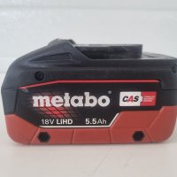 Батерия Metabo 18v liHD 5.5Ah, снимка 2 - Други инструменти - 40492421